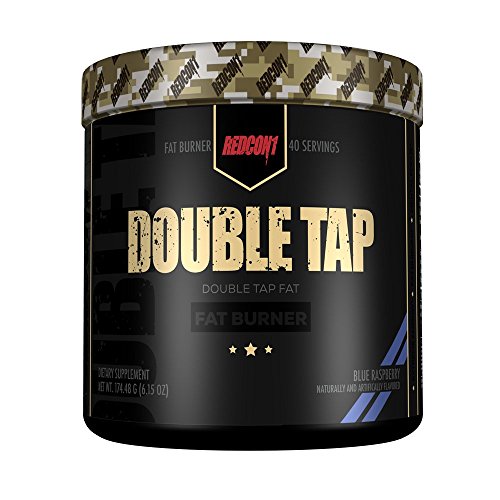 Redcon1 Double Tap Powder, Blue Raspberry, 7.09 Ounce