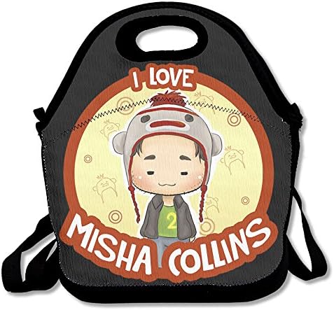 PPAP3 Customized I Love Misha Collins Lunch Tote Bag With Adjustable Straps