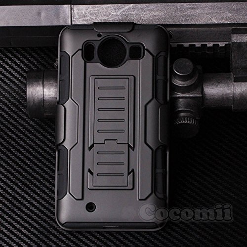 Microsoft Lumia 950 Case, Cocomii [HEAVY DUTY] Robot Case :::NEW::: [ULTRA FUTURE ARMOR] Premium Belt Clip Holster Kickstand Bumper [MILITARY DEFENDER] Full-body Rugged Dual Layer Cover (Black)
