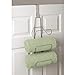 InterDesign Classico Wall Mount or Over Door Bath Towel Holder Bar - Chrome