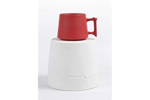 WellieSTR Coffee Cup Ceramic Mold Slump and Hump Mold Set,Plaster Molds Ceramic Container Mold Slump Mold Pottery Clay Mold