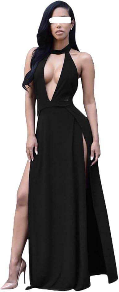 new sexy prom dress spaghetti strap bandage back deep v neck side split green