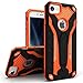 ZIZO Static Series for iPhone 8 Case Military Grade Drop Tested with Built in Kickstand iPhone 7 iPhone 6s Case Black Orange