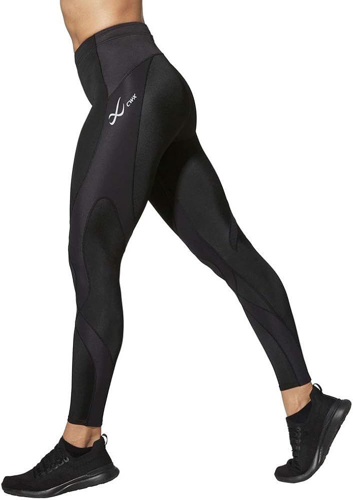 CW-X Women's Mid Rise Full Length Stabilyx Compression Legging Tights : Clothing