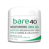 Bare Urea 40% Percent Cream for Hands, Feet, Elbows and Knees - Corn & Callus Remover - Skin Exfoliator & Moisturizer - Repairs Thick, Callused, Dead and Dry Skin