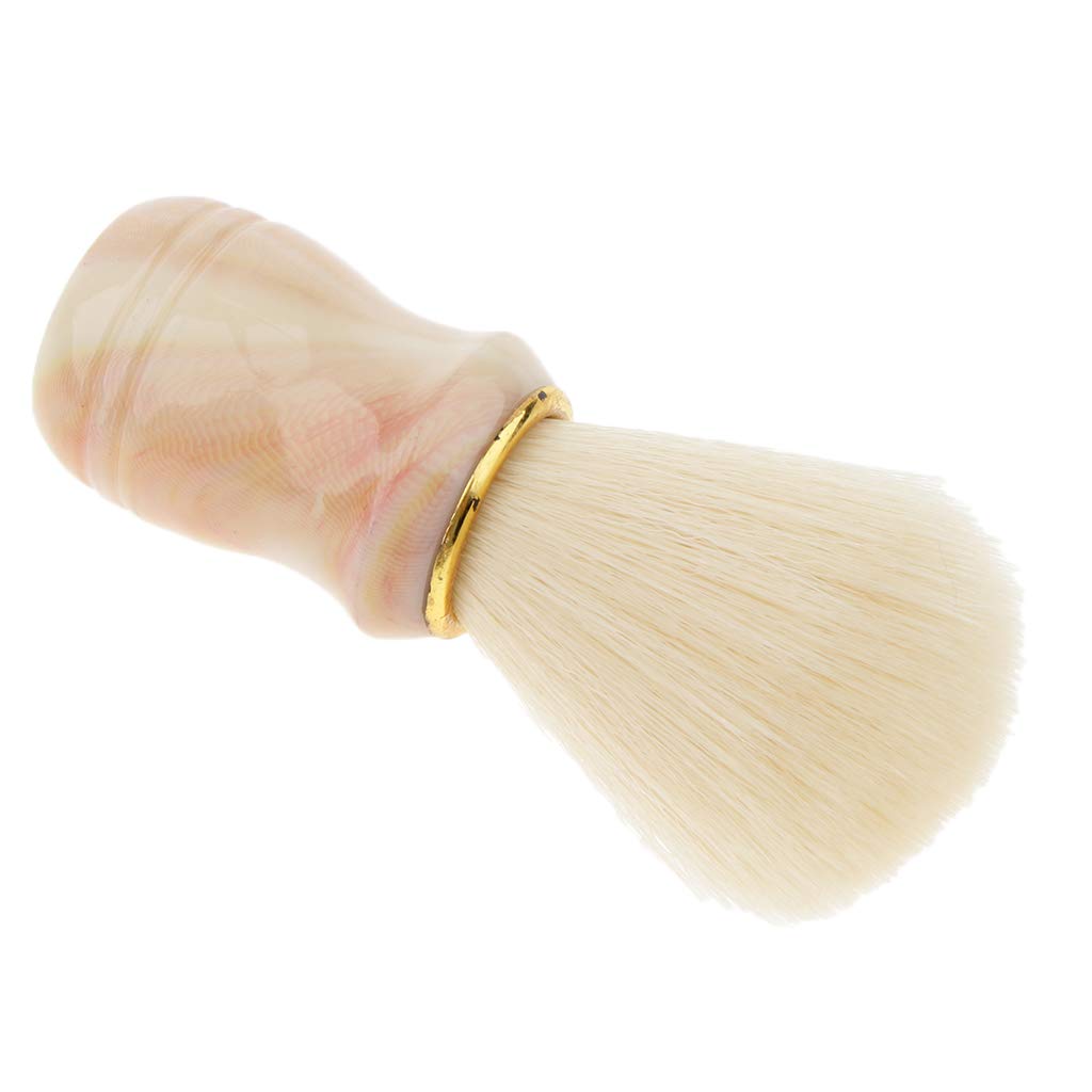 Nylsa Mens Beard Mustache Shaving Brush Bristles Hair Removal Neck