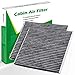 Kootek 2 Pack Cabin Air Filter for CF11819 Hyundai Azera Santa Fe Sonata/ Chevrolet Captive Sport Equinox/ GMC Terrain/ KIA Cadenza Optima Sedona/ Saturn Vue with Activated Carbon