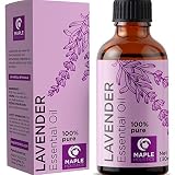 Pure Lavender Essential Oil for Skin and Hair - Therapeutic Grade Essential Oil for Sleep - Natural Stress Relief for Women and Men - Lavender Aromatherapy Oil for Anxiety - Hypoallergenic Detergent