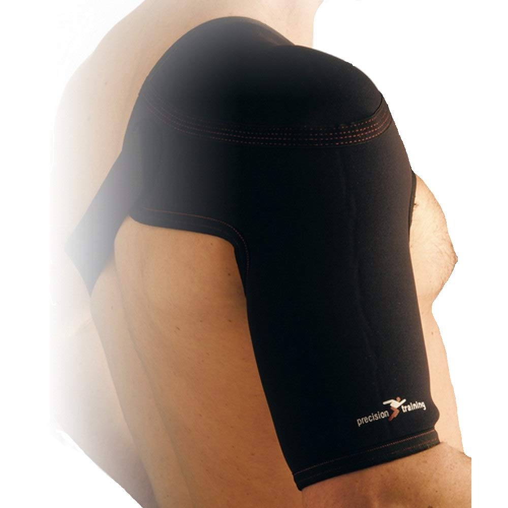 Precision Training Neoprene Shoulder Strap - Black/Red, Medium