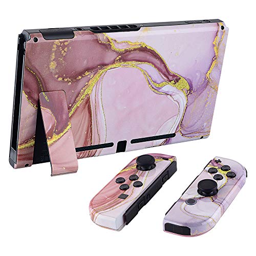 eXtremeRate Back Plate for Nintendo Switch Console, NS Joycon Handheld Controller Housing with