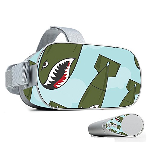 MightySkins Skin Compatible with Oculus Go Mobile VR - Bombs Away | Protective,…