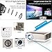Full HD LED Video Projector 5000 Lumens and 200” Display Support 1080P Widescreen LCD Projector for Home Theater Outside Movie Parties Game Smartphone DVD Fire TV Stick TV Box USB Flash Drive PCthumb 1