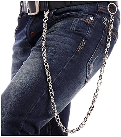 Union Rich Skull Key Chain Hip Hop Pants Chain Bone Link Fashion Keychains Men Accessories
