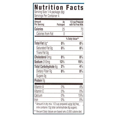 JELLO JELLO Jello Sugar Free White Chocolate Pudding Mix 1 Ounce, 1