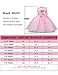 NNJXD Girl Sleeveless Lace 3D Flower Tutu Holiday Princess Dresses Size 7-8 Years Purple