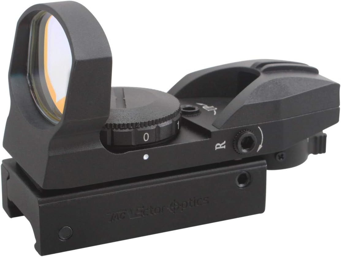 TAC Vector Optics IMP 1x23x34 Multi Reticle Reflex Red Dot Rifle Scope