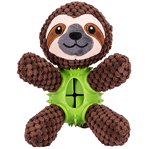 MeowWang Dog Treat Dispensing Plush Toys Interactive Chew Stuffed Food