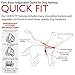EzyDog Premium Quick Fit Adjustable No-Pull Dog Harness Vest with Reflective Stitching - Perfect for Training, Walking, and Control - Padded for Comfort (Small, Blue)
