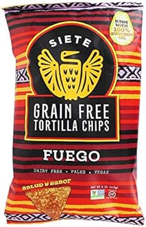 Siete - Grain Free Tortilla Chips Fuego - 4 oz.