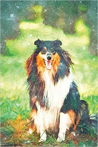 Notes Tricolor Scottish Rough Long Haired Collie Blank College