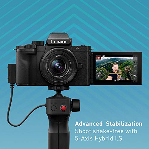 Panasonic LUMIX G100 4k Mirrorless Camera for Photo and Video, Builtin Microphone with Tracking