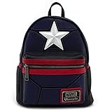 Loungefly Captain America Costume Cosplay Mini Backpack