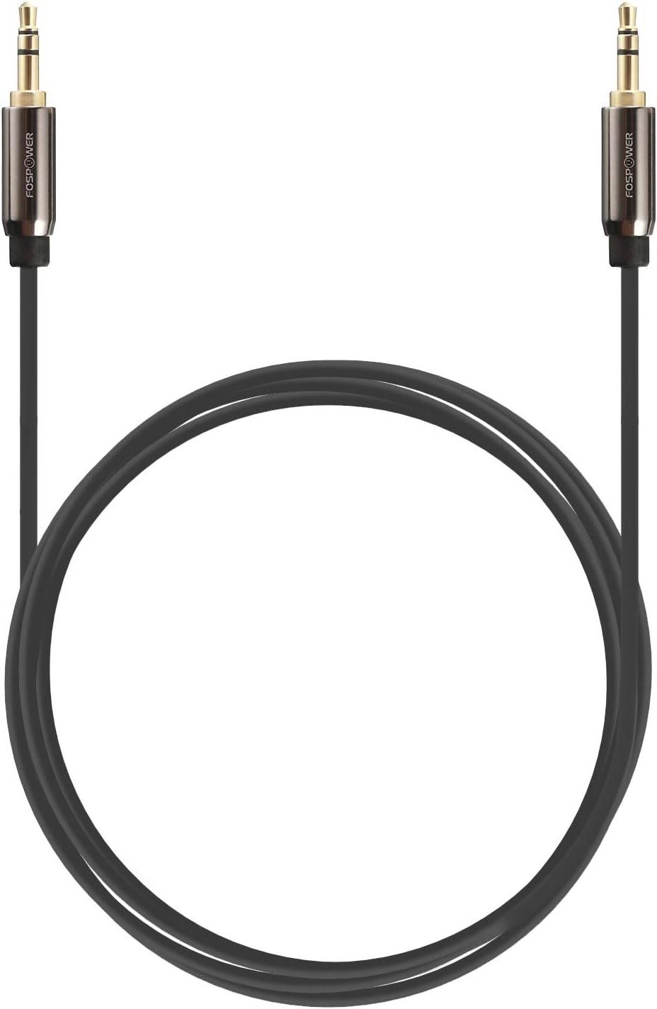 FosPower Audio Cable (15 FT), Stereo Audio 3.5mm Auxiliary Short Cord Male to Male Aux Cable for Car, Apple iPhone, iPod, iPad, Samsung Galaxy, HTC, LG, Google Pixel, Tablet & More: Electronics