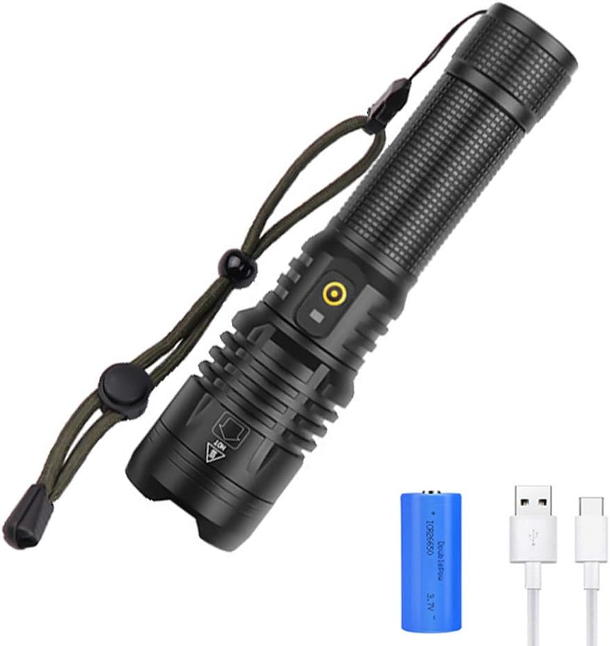 WESLITE 7000 Lumens LED Torch Rechargeable