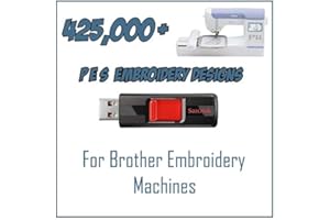 DOUBLEGEMBROIDERY 425,000 Embroidery Machine Patterns Designs Collection in PES Format