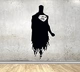 USA Decals4You | Superhero Wall Decals Silhouette Superman Vinyl Decor Stickers MK0432