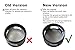 DCOU New Design Premium Herb Grinder 2.2 Inches 4 Piece Spice Grinder with Pollen Catcher Durable Zinc Alloy Herb Grinder Spice Grinder (Black)