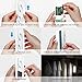 Motion Sensor Light, Cupboard Light with Battery Powered Lights 12 LEDs, Night Light with Removable Magnetic Strip Stick-on Wardrobe Cabinet Hallway Kitchen Bedroom,Easy to Install (Cool White, 1PCS)