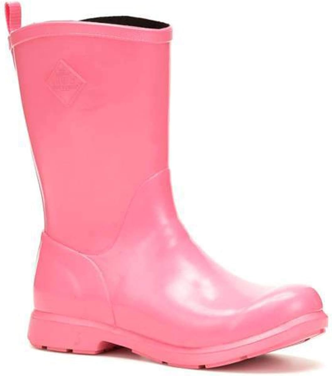 Muck Boot Women's Bergen Mid Pink Size 7 Rain Boots Rain