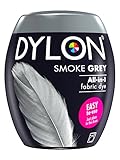 DYLON Machine Dye Pod, easy-to-use fabric colour for laundry, 350g (Smoke Grey)