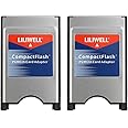 LILIWELL Compact Flash to PCMCIA Ata Adapter CF to PC Card Adapter 2 Pack