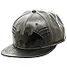 Batman Metal Logo PU Leather Snapback Cap
