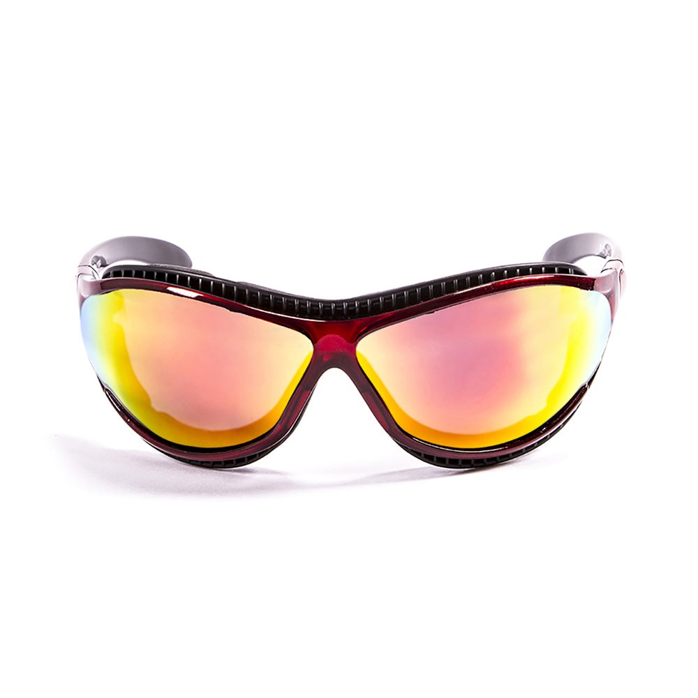 OceanGlasses - tierra de fuego - Polarized Sunglasses - Frame : Transparent Red - Lens: Revo Yellow (12201.4)
