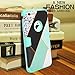 iPhone 6 Plus Case iPhone 6s Plus Case - SKYLMW[Shock Resistant Series] Three Layers Rugged Heavy Duty Shockproof Hybrid Full-Body Protective Case for iPhone 6 Plus/6s Plus 5.5 inch Marble Mint Green
