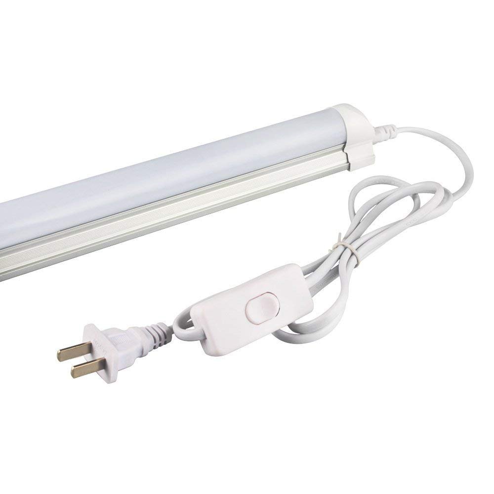 GALYGG Power Extension Cord Cable for LED T5 / T8 Light Tube with ON/OFF Switch, 1 Pack