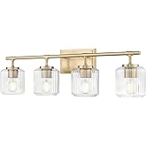 Z-Lite 7515-4V-MGLD Landon - 4 Light Bath Vanity-9 Inch Tall and 32 Inch Wide, Finish Color: Modern Gold