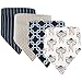 Hudson Baby Unisex Baby Cotton Bandana Bibs, Smart Elephant, One Size