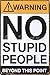 ARTCLUB Warning People Beyond This Point Metal Tin Sign Wall Decor