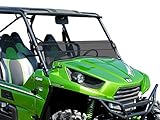 SuperATV Dark Tint Half Windshield for Kawasaki Teryx 800/800 4 (2016+) - Installs in 5 Minutes!