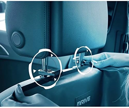 Drive Auto Products Kick Mats - Pack of 2, Heavy-Duty, Reversible Backseat Protector Mats, Black, 2-Pack - Image 5