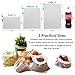 BeeGreen Reusable-Produce-Bags-Washable 9 Pack 100% Food Contact Safe Zero Waste See Through Mesh Produce Bags for Grocery Shopping Storage Fruit Vegetable and Toys Large Medium Small