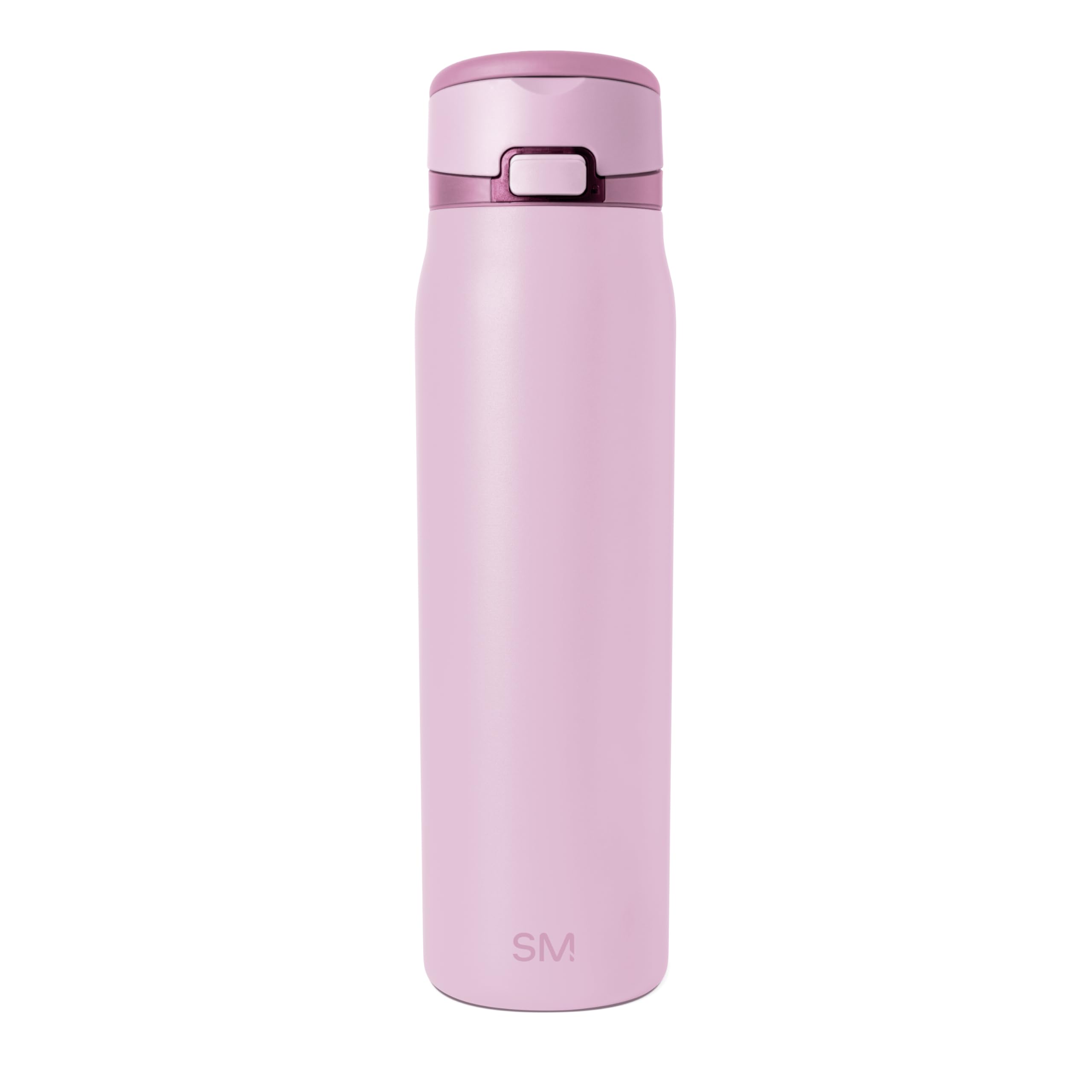 Photo 1 of **DIFFERENT COLOR**
Simple Modern Mesa Loop Water Bottle with Covered Straw and Handle | 30oz Cup Holder Friendly Insulated Stainless Steel Bottles for Travel, Sports and School | Pink Champagne