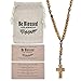 Bethlehem 2-Pack Certified Wooden Rosary from Olive Wood - Our Father Christian Catholic Wooden Prayer Beads in Cotton Rosary Pouch and Authenticity Certificate for Men and Women