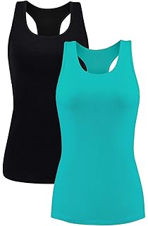 yoga tank with shelf bra