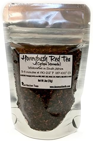 Honeybush Red Tea Cyclopia Intermedia Wildcraftes in South Africa Loose Leaf Tea .8 oz bag Small Sample