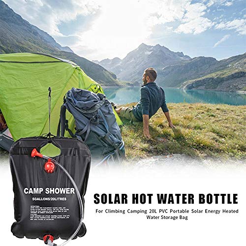 Portable Camping Shower Bag,Solar Portable 5 Gallons/ 20L Camping